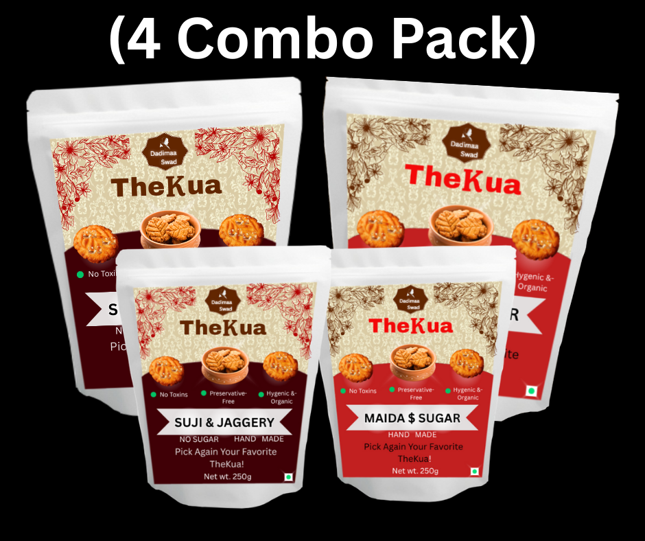 Dadimaa Swad – Traditional Thekua Combo Pack (4 Variants | 250g & 750g Options)