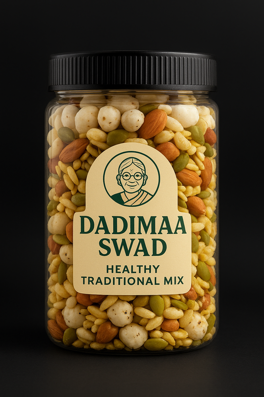 Crunchy Snack with Dry Fruits & Seeds-Dadimaa Swad Healthy Traditional Mix