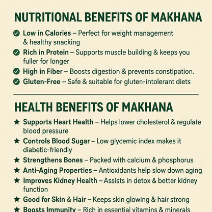 Dadimaa Swad Plain White Makhana (Fox Nuts)