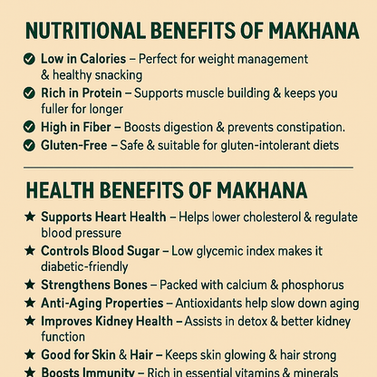 Ghee Makhana-Premium (Fox Nuts)