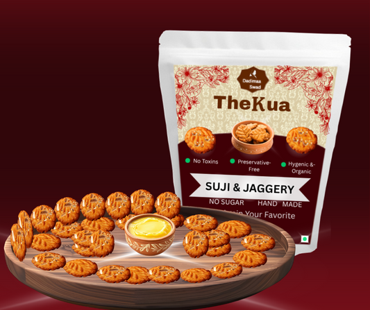 Dadimaa Swad Healthy Thekua 250g – No Sugar Added with Dry Fruits