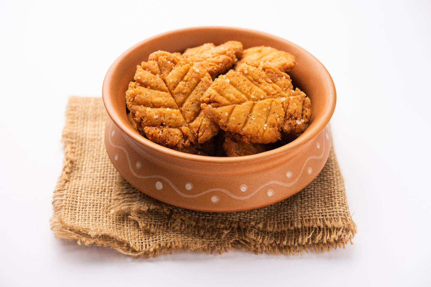 Traditional Thekua with Desi Sugar (Jaggery)