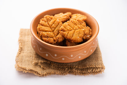 Traditional Thekua with Desi Sugar (Jaggery)